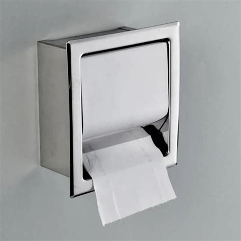 how to instaled without making holestoilet paper metal box holder|wall mounted toilet paper holder.